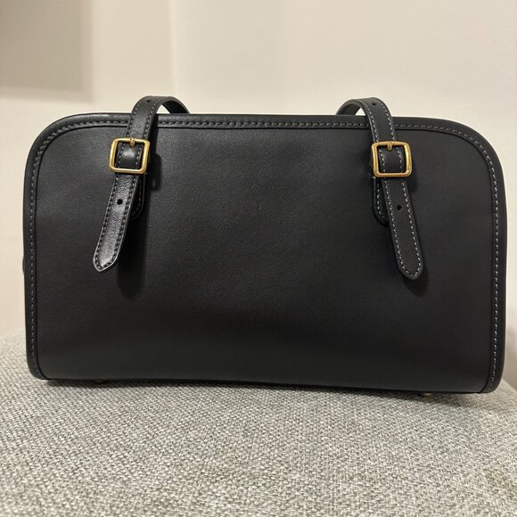 Authentic Coach Swing Zip Bag in Black - Picture 6 of 10